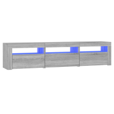 vidaXL szürke sonoma színű TV-szekrény LED-lámpákkal 180x35x40 cm (3152760) bútor