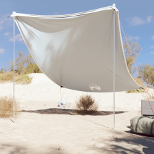 vidaXL szürke strandnapernyő homokrögzítőkkel 214 x 236 cm kerti bútor