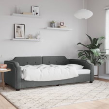vidaXL szürke szövet kanapéágy keret 80 x 200 cm bútor