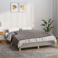 vidaXL szürke szövet súlyozott takaró 120 x 180 cm 9 kg lakástextília
