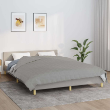 vidaXL szürke szövet súlyozott takaró 200 x 220 cm 9 kg lakástextília