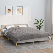 vidaXL szürke szövet súlyozott takaró 200 x 230 cm 13 kg lakástextília