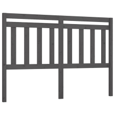 vidaXL szürke tömör fenyőfa ágyfejtámla 146 x 4 x 100 cm (814096) ágy és ágykellék