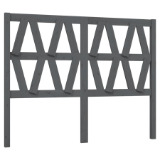 vidaXL szürke tömör fenyőfa ágyfejtámla 146 x 4 x 100 cm (818622) ágy és ágykellék