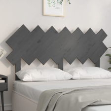 vidaXL szürke tömör fenyőfa ágyfejtámla 151,5x3x81 cm ágy és ágykellék