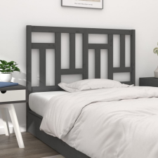 vidaXL szürke tömör fenyőfa ágyfejtámla 155,5x4x100 cm ágy és ágykellék