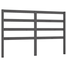vidaXL szürke tömör fenyőfa ágyfejtámla 166 x 4 x 100 cm (817652) ágy és ágykellék