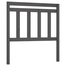 vidaXL szürke tömör fenyőfa ágyfejtámla 81 x 4 x 100 cm (814071) ágy és ágykellék
