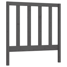 vidaXL szürke tömör fenyőfa ágyfejtámla 96 x 4 x 100 cm (817672) ágy és ágykellék