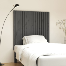 vidaXL szürke tömör fenyőfa fali fejtámla 108 x 3 x 110 cm ágy és ágykellék