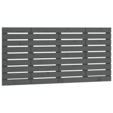 vidaXL szürke tömör fenyőfa fali fejtámla 141x3x63 cm (824760) ágy és ágykellék