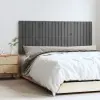 vidaXL szürke tömör fenyőfa fali fejtámla 147 x 3 x 60 cm