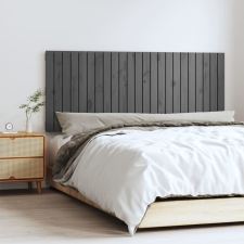 vidaXL szürke tömör fenyőfa fali fejtámla 147 x 3 x 60 cm ágy és ágykellék