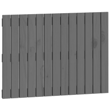 vidaXL szürke tömör fenyőfa fali fejtámla 82,5 x 3 x 60 cm (824855) ágy és ágykellék