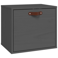 vidaXL szürke tömör fenyőfa faliszekrény 40 x 30 x 35 cm (818347) bútor