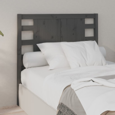 vidaXL szürke tömör fenyőfa fejtámla 106 x 4 x 100 cm ágy és ágykellék