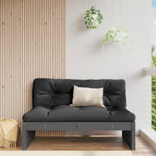 vidaXL szürke tömör fenyőfa középső kanapé 120 x 80 cm kerti bútor