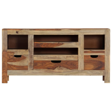 vidaXL szürke tömör kelet-indiai rózsafa tálalószekrény 100x30x50 cm (247751) bútor