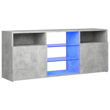 vidaXL szürke TV-szekrény LED-világítással 120 x 30 x 50 cm (804305) bútor