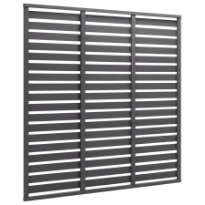 vidaXL szürke WPC kerítéspanel 180 x 180 cm (318110) építőanyag