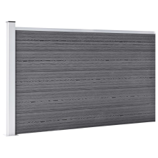 vidaXL szürke WPC kerti kerítés 175 x 105 cm (49075) építőanyag