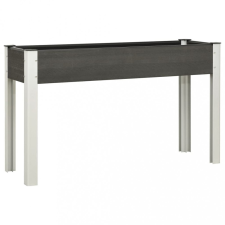 vidaXL szürke WPC kerti magaságyás 120 x 40 x 75 cm kerti tárolás