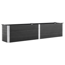 vidaXL szürke WPC kerti magaságyás 250 x 50 x 54 cm (49057) kerti tárolás