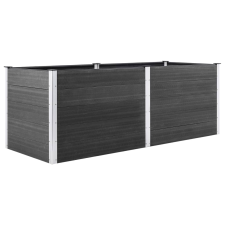 vidaXL szürke WPC kerti magaságyás 250 x 50 x 91 cm (49058) kerti tárolás