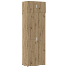 vidaXL Tárolószekrény Kézműves tölgy 70x42.5x225 cm Mérnöki fa (3365633) bútor
