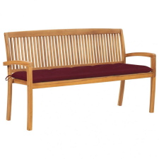 vidaXL Teakfa Kerti Pad - 159 cm kerti bútor