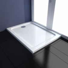 vidaXL Téglalap alakú ABS zuhanytálca 70 x 90 cm fürdőszoba kiegészítő
