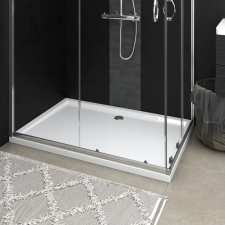vidaXL téglalap alakú fehér ABS zuhanytálca 80 x 120 cm kád, zuhanykabin