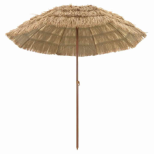 vidaXL Tengerparti napernyő Barna Ø 206 x 209.5 cm Acél kerti bútor