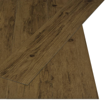vidaXL természetes barna öntapadós PVC padlódeszkák 4,46 m² 3 mm (143872) járólap