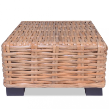 vidaXL Természetes rattan dohányzóasztal 45 x 45 x 30 cm bútor