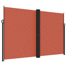 vidaXL terrakotta behúzható oldalsó napellenző 220 x 1200 cm kerti bútor