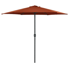 vidaXL terrakotta kültéri napernyő alumíniumrúddal 270 x 246 cm kerti bútor