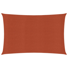 vidaXL terrakotta négyszögletű HDPE napvitorla 160 g/m² 3,5x5 m kerti bútor