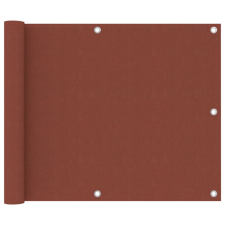 vidaXL Terrakotta oxford-szövet erkélyparaván 75 x 300 cm kerti bútor