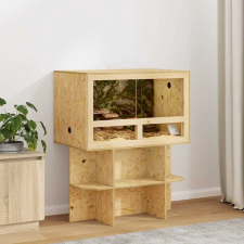 vidaXL Terrárium Barna 80 x 50 x 100 cm OSB terrárium, vivárium
