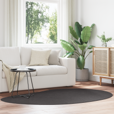 vidaXL területszőnyeg antracit 140x200 cm poliészter csúszásmentes lakástextília