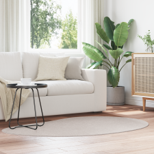 vidaXL Területszőnyeg Homok 120x170 cm Poliészter Csúszásmentes lakástextília