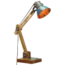 vidaXL többszínű kerek ipari asztali lámpa 23 x 18 x 95 cm E27 világítás