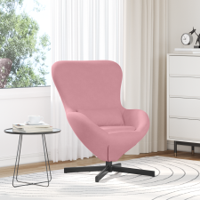 vidaXL Tojásfotel Rózsaszín Velúr bútor