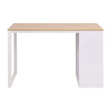 vidaXL tölgyfa/fehér színű íróasztal 120 x 60 x 75 cm (245720) bútor