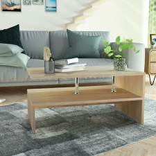 vidaXL tölgyfa színű faforgácslap dohányzóasztal 90 x 59 42 cm bútor