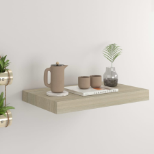 vidaXL tölgyszínű MDF lebegő fali polc 40 x 23 x 3,8 cm bútor