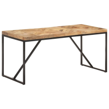 vidaXL Tömör akác és mangófa étkezőasztal 160 x 70 x 76 cm bútor