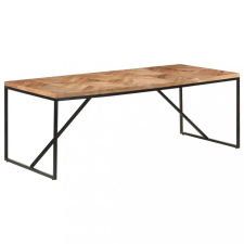 vidaXL Tömör akác és mangófa étkezőasztal 200 x 90 x 76 cm bútor