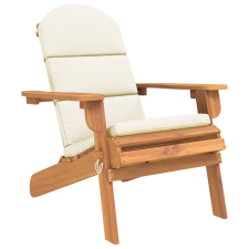 vidaXL tömör akácfa Adirondack kerti szék párnával (360031) kerti bútor